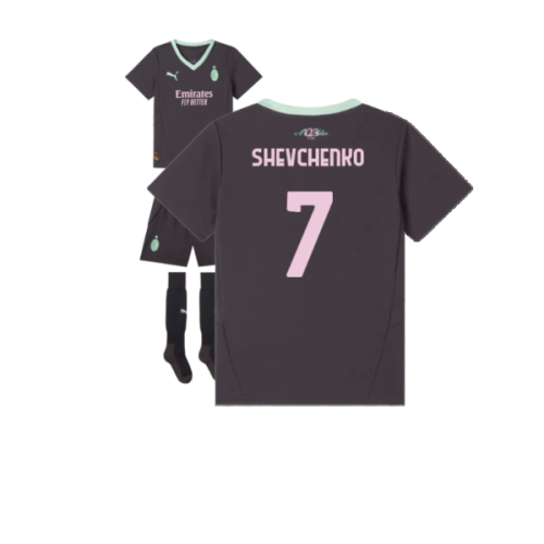 2024-2025 AC Milan Third Mini Kit (Shevchenko 7)