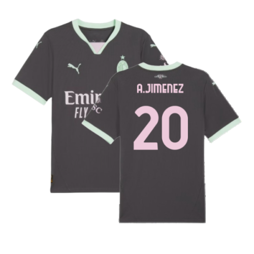 2024-2025 AC Milan Third Shirt (A.Jimenez 20)