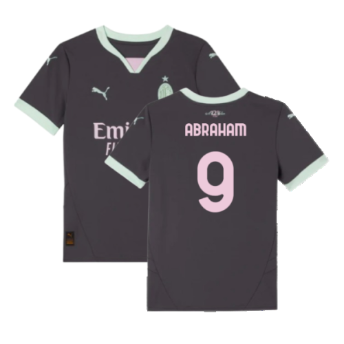 2024-2025 AC Milan Third Shirt (Kids) (Abraham 9)