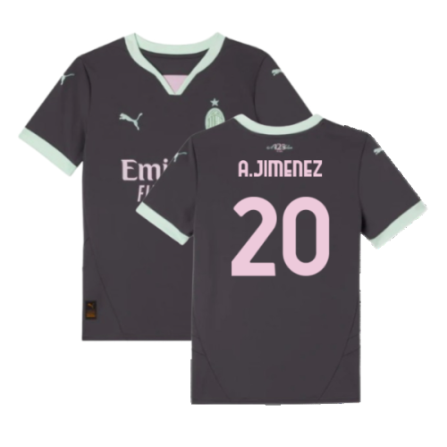 2024-2025 AC Milan Third Shirt (Kids) (A.Jimenez 20)