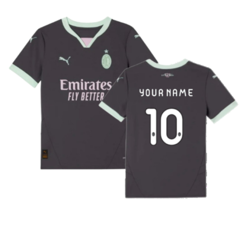 2024-2025 AC Milan Third Shirt (Kids) (Your Name)