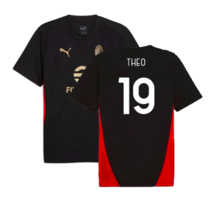 2024-2025 AC Milan Training Shirt (Black) (Theo 19)