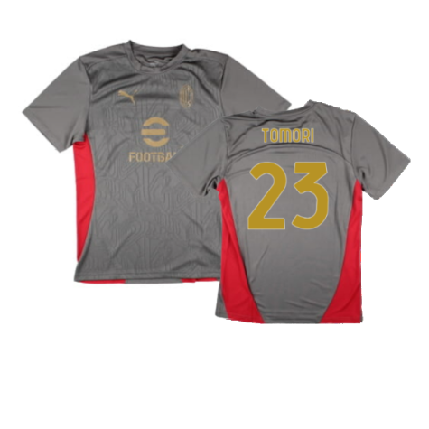 2024-2025 AC Milan Training Shirt (Grey) (Tomori 23)