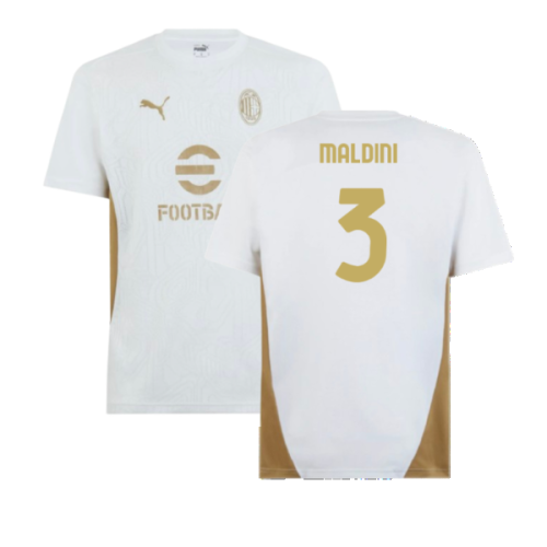 2024-2025 AC Milan Training Shirt (White) (Maldini 3)