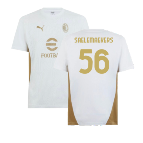 2024-2025 AC Milan Training Shirt (White) (Saelemaekers 56)