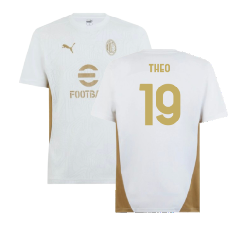 2024-2025 AC Milan Training Shirt (White) (Theo 19)