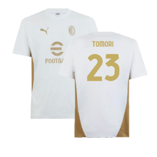 2024-2025 AC Milan Training Shirt (White) (Tomori 23)