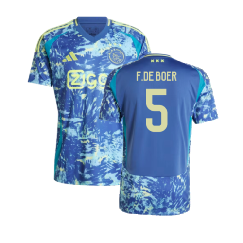 2024-2025 Ajax Away Shirt (F.De Boer 5)