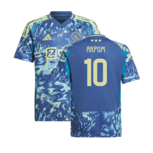 2024-2025 Ajax Away Shirt (Kids) (Akpom 10)