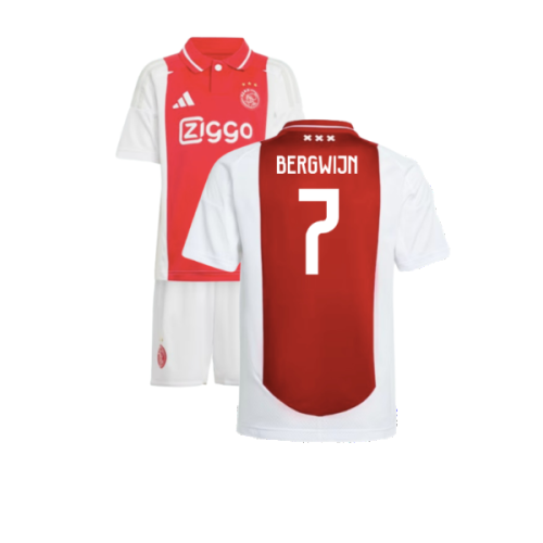 2024-2025 Ajax Home Mini Kit (Bergwijn 7)