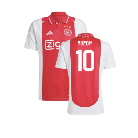 2024-2025 Ajax Home Shirt (Akpom 10)