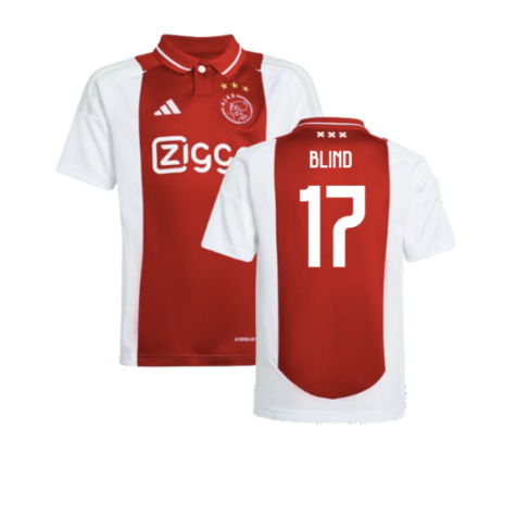 2024-2025 Ajax Home Shirt (Kids) (Blind 17)