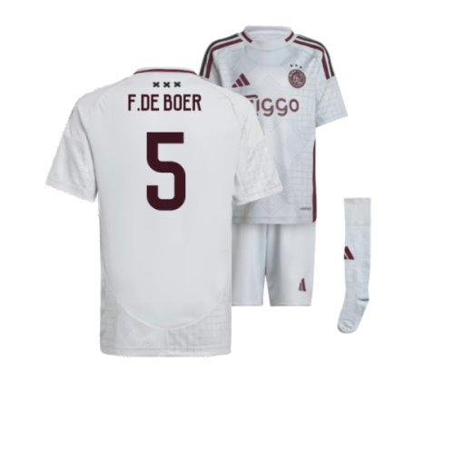 2024-2025 Ajax Third Mini Kit (F.De Boer 5)