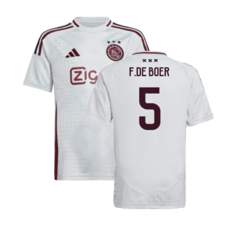 2024-2025 Ajax Third Shirt (Kids) (F.De Boer 5)