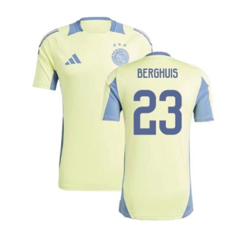 2024-2025 Ajax Training Jersey (Pulse Yellow) (Berghuis 23)