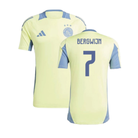 2024-2025 Ajax Training Jersey (Pulse Yellow) (Bergwijn 7)