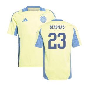 2024-2025 Ajax Training Jersey (Pulse Yellow) - Kids (Berghuis 23)