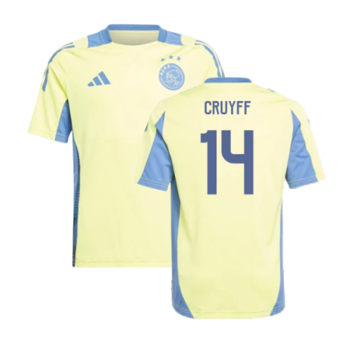 2024-2025 Ajax Training Jersey (Pulse Yellow) - Kids (Cruyff 14)