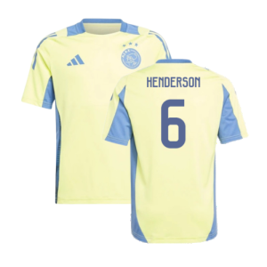 2024-2025 Ajax Training Jersey (Pulse Yellow) - Kids (Henderson 6)