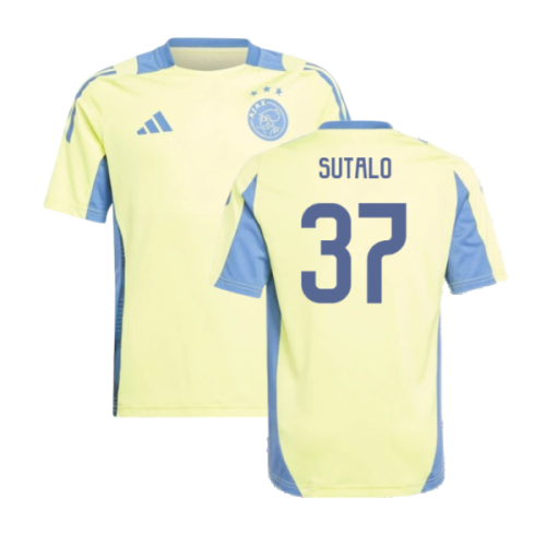 2024-2025 Ajax Training Jersey (Pulse Yellow) - Kids (Sutalo 37)