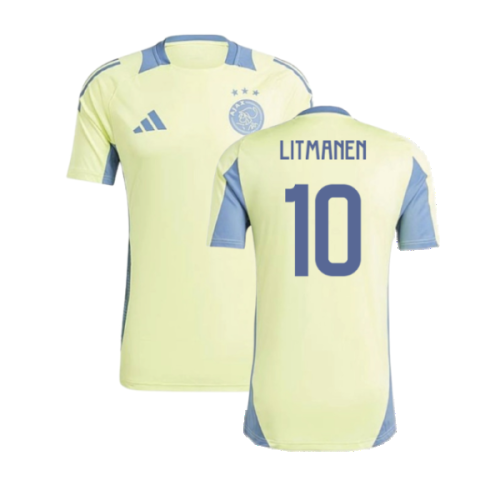 2024-2025 Ajax Training Jersey (Pulse Yellow) (Litmanen 10)