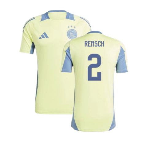 2024-2025 Ajax Training Jersey (Pulse Yellow) (Rensch 2)