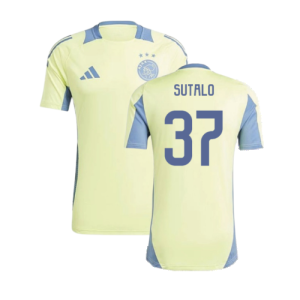 2024-2025 Ajax Training Jersey (Pulse Yellow) (Sutalo 37)