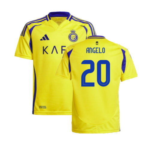 2024-2025 Al Nassr Home Shirt (Kids) (Angelo 20)