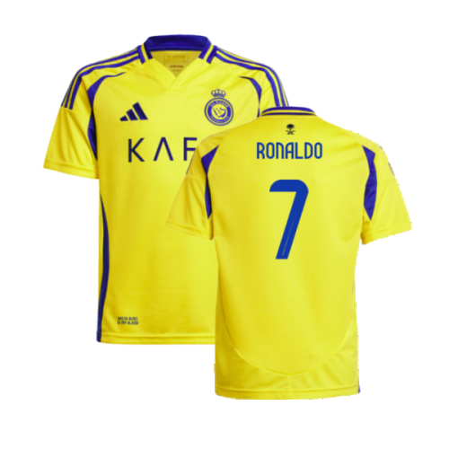 2024-2025 Al Nassr Home Shirt (Kids) (Ronaldo 7)