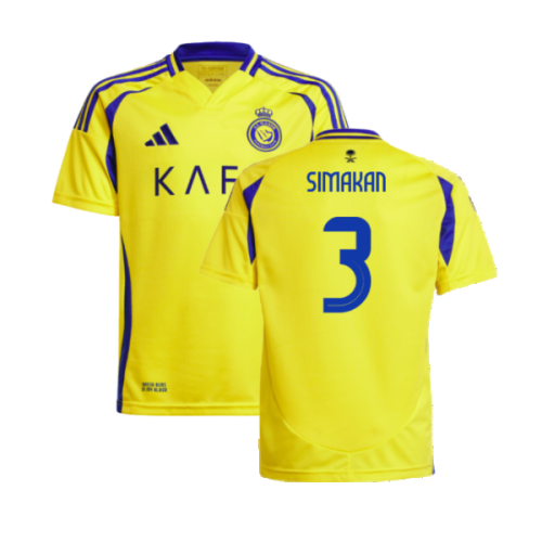 2024-2025 Al Nassr Home Shirt (Kids) (Simakan 3)