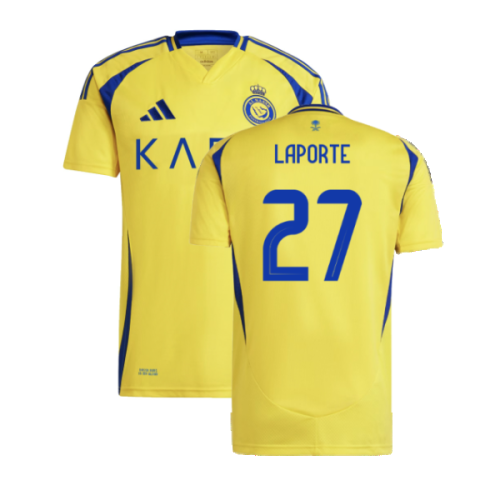 2024-2025 Al Nassr Home Shirt (Laporte 27)