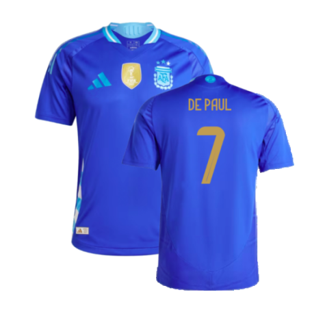 2024-2025 Argentina Authentic Away Shirt (DE PAUL 7)