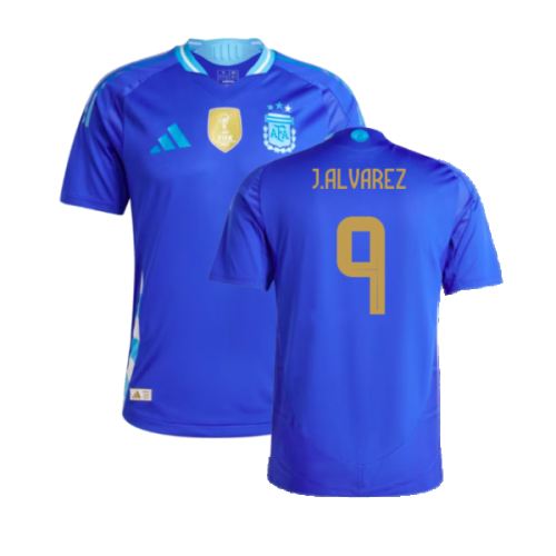 2024-2025 Argentina Authentic Away Shirt (J.ALVAREZ 9)