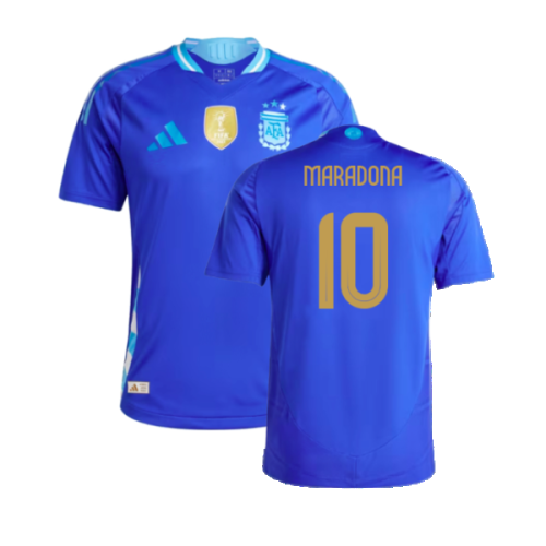 2024-2025 Argentina Authentic Away Shirt (MARADONA 10)