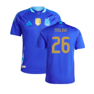 2024-2025 Argentina Authentic Away Shirt (MOLINA 26) 2024-2025 Argentina Authentic Away Shirt (MOLINA 26)