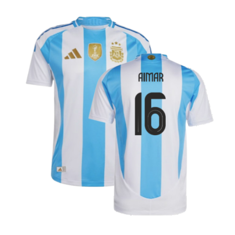 2024-2025 Argentina Authentic Home Shirt (AIMAR 16)