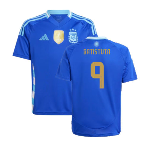 2024-2025 Argentina Away Shirt (Kids) (BATISTUTA 9)