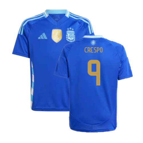 2024-2025 Argentina Away Shirt (Kids) (CRESPO 9)