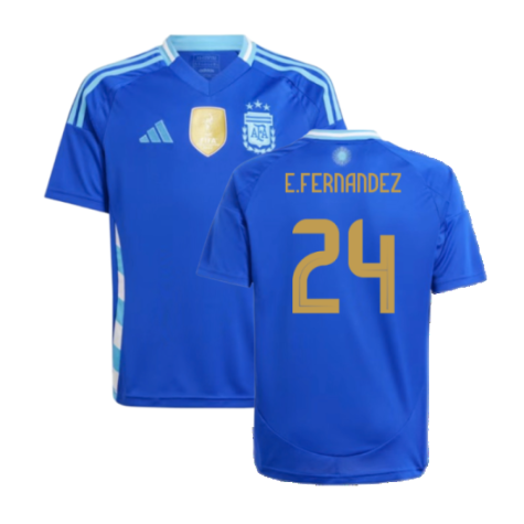 2024-2025 Argentina Away Shirt (Kids) (E.FERNANDEZ 24)