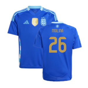 2024-2025 Argentina Away Shirt (Kids) (MOLINA 26) 2024-2025 Argentina Away Shirt (Kids) (MOLINA 26)
