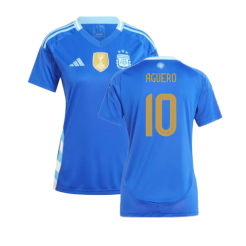 2024-2025 Argentina Away Shirt (Ladies) (AGUERO 10)