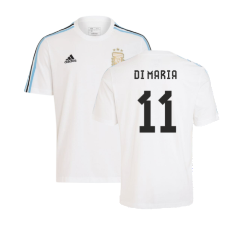 2024-2025 Argentina DNA Tee (White) (DI MARIA 11)