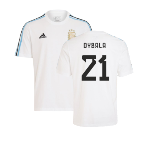 2024-2025 Argentina DNA Tee (White) (DYBALA 21)