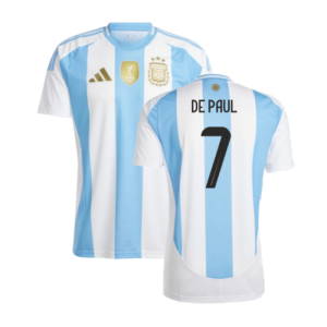 2024-2025 Argentina Home Shirt (DE PAUL 7)