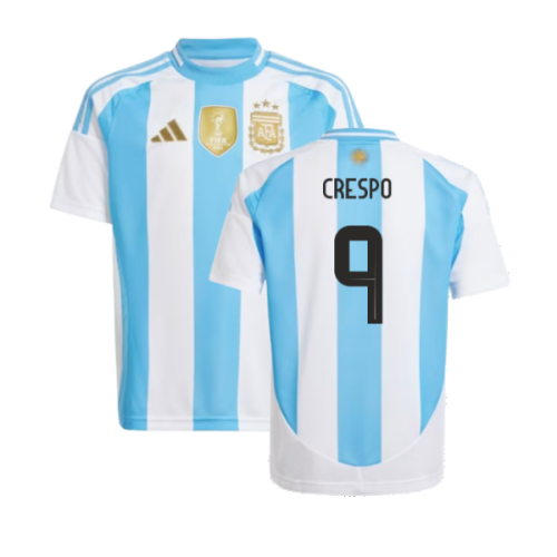 2024-2025 Argentina Home Shirt (Kids) (CRESPO 9)