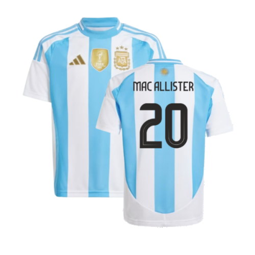 2024-2025 Argentina Home Shirt (Kids) (MAC ALLISTER 20)