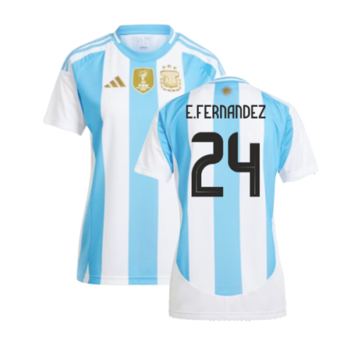 2024-2025 Argentina Home Shirt (Ladies) (E.FERNANDEZ 24)