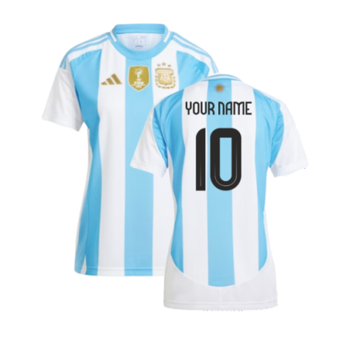 2024-2025 Argentina Home Shirt (Ladies) (Your Name)