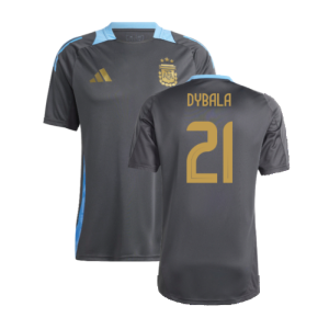 2024-2025 Argentina Training Jersey (Carbon) (DYBALA 21)