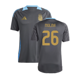 2024-2025 Argentina Training Jersey (Carbon) (MOLINA 26) 2024-2025 Argentina Training Jersey (Carbon) (MOLINA 26)
